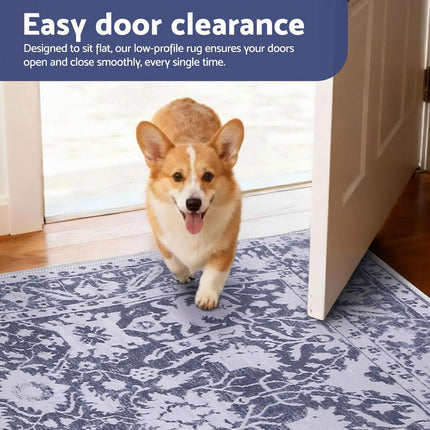 Artiss Floor Rug 120x170cm Soft Velvet Washable Modern Area Rug Floor Carpet Mat.