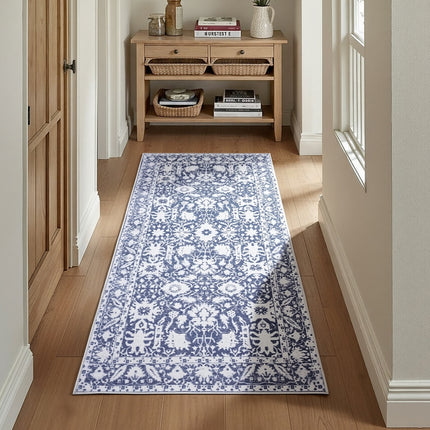 Artiss Hallway Runner Rug 80x180cm Soft Velvet Washable Modern Kitchen Mat.