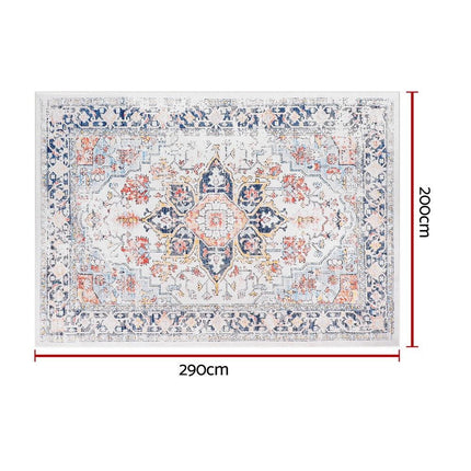 Artiss Floor Rug 200X290cm Large Washable Carpet.