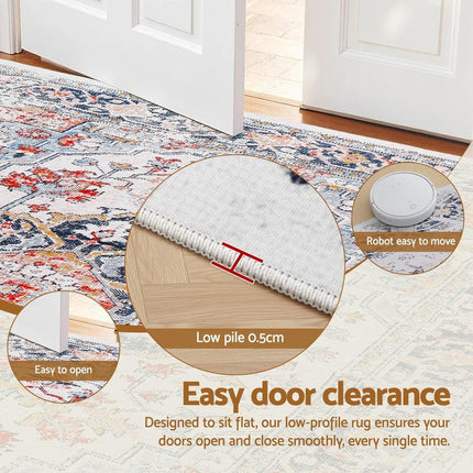 Artiss Floor Rug 200X290cm Large Washable Carpet.