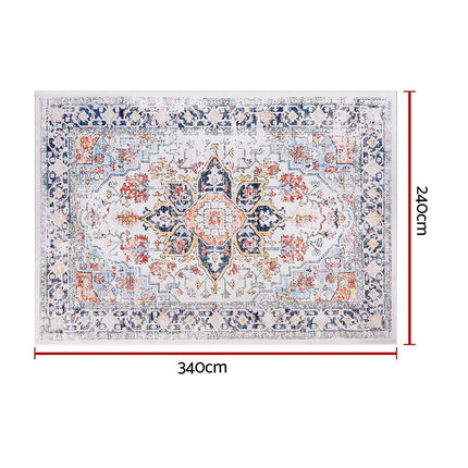 Artiss Floor Rug 240x340cm Large Washable Carpet.