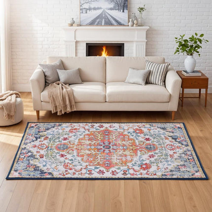 Artiss Floor Rug 120X170cm Large Washable Geometric Area Rug Modern Carpet Mat.