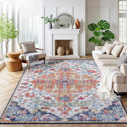 Artiss Floor Rug 240X340cm Large Washable Geometric Area Rug Modern Carpet Mat.