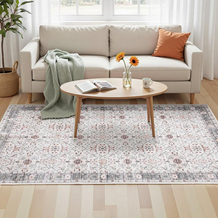 Artiss Washable Floor Rug 160X230cm Large Area Rug Modern Living Room Carpet.