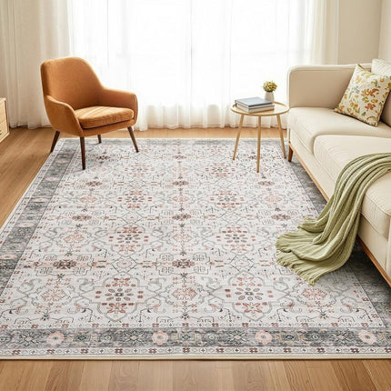 Artiss Washable Floor Rug 200x290cm Large Area Rug Modern Living Room Carpet.
