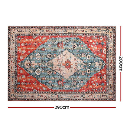 Artiss Floor Rug 200X290cm Large Washable Area Rug Modern Living Room Carpet Mat.