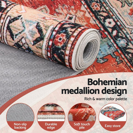 Artiss Floor Rug 200X290cm Large Washable Area Rug Modern Living Room Carpet Mat.