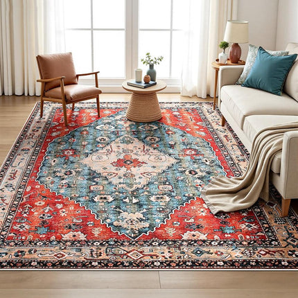Artiss Floor Rug 200X290cm Large Washable Area Rug Modern Living Room Carpet Mat.