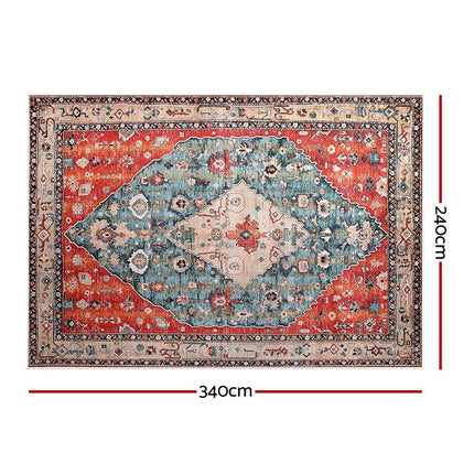 Artiss Floor Rug 240X340cm Large Washable Area Rug Modern Living Room Carpet Mat.