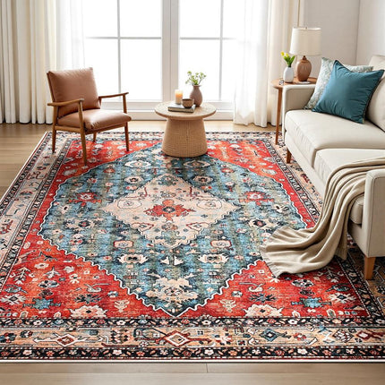 Artiss Floor Rug 240X340cm Large Washable Area Rug Modern Living Room Carpet Mat.