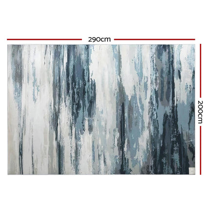 Artiss Rug 200x290cm Area Rug Washable Mat Large Carpet Soft Short Pile Poca.