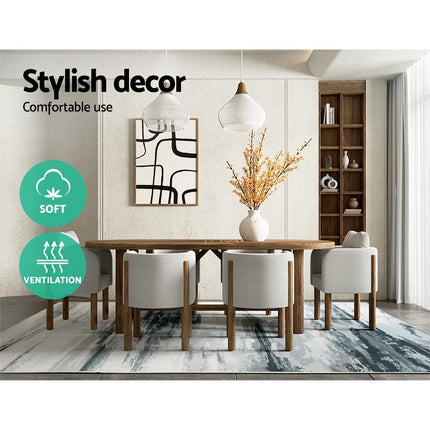 Artiss Rug 200x290cm Area Rug Washable Mat Large Carpet Soft Short Pile Poca.