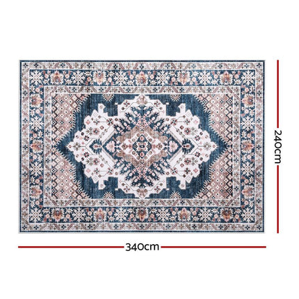 Artiss Floor Rug 240x340cm Large Washable Persian Area Rug Living Room Carpet.