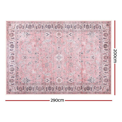 Artiss Floor Rug 200X290cm Large Washable Area Rug Vintage Living Room Carpet.