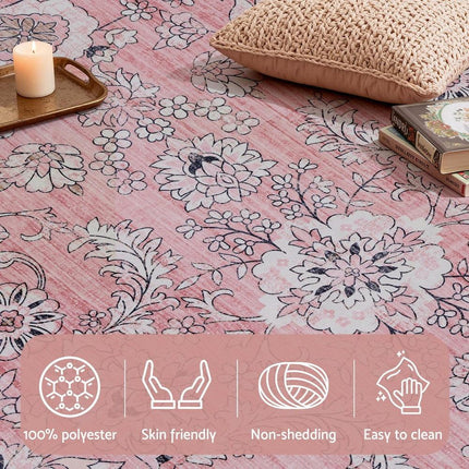 Artiss Floor Rug 200X290cm Large Washable Area Rug Vintage Living Room Carpet.