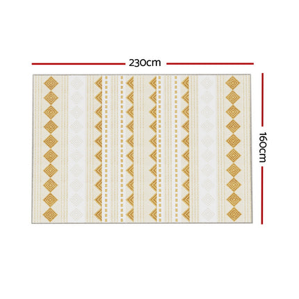 Artiss Rug 160x230cm Area Rug Washable Mat Large Carpet Soft Short Pile Ella.