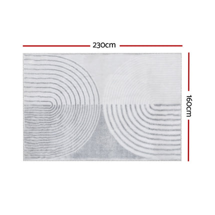 Artiss Rug 160x230cm Area Rug Washable Mat Large Carpet Faux Rabbit Fur Cyril.