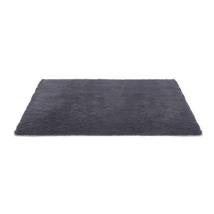 Artiss Floor Rug 140x200cm Plush Area Shaggy Rug Living Room Bedroom Carpet Grey.