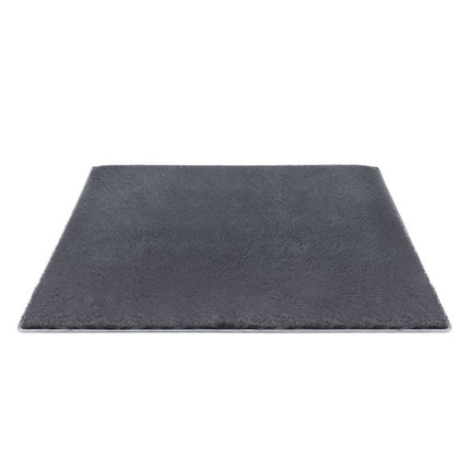 Artiss Floor Rug 200x230cm Plush Area Shaggy Rug Living Room Bedroom Carpet Grey.