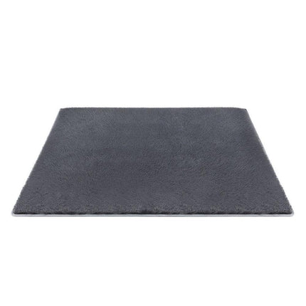 Artiss Floor Rug 200x230cm Plush Area Shaggy Rug Living Room Bedroom Carpet Grey.