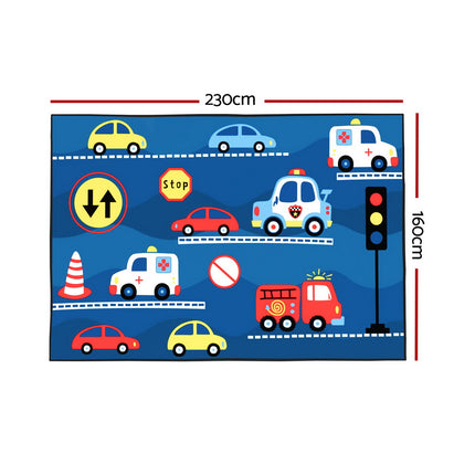 Artiss Rug 200x290cm Area Rug Washable Mat Large Carpet Soft Short Pile Ella.