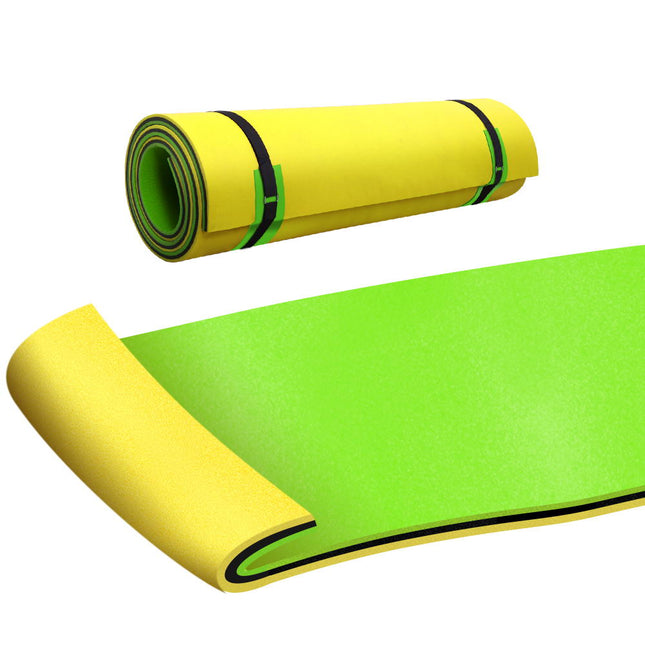 Weisshorn Floating Water Mat 3.5x1.8m Foam Pad Swimming Pool Island Platform.