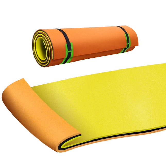 Weisshorn Floating Water Mat 5.5x1.8m Foam Pad Swimming Pool Island Platform.