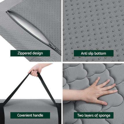 Giselle Bedding Single Foldable Mattress Camping Mat.