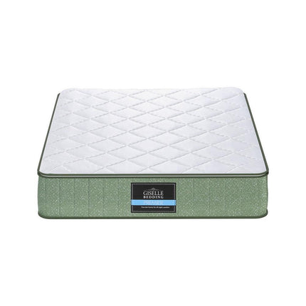 Giselle 25cm Memory Foam Mattress Dual Layer Zipper Cover Cool Charcoal Foam Mattresses Single.