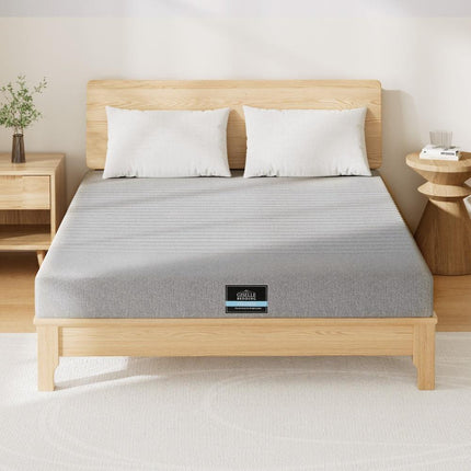 Giselle Bedding Cool Gel Memory Foam Mattress Charcoal 7-Zone Washable Bamboo Cover 15cm Double.