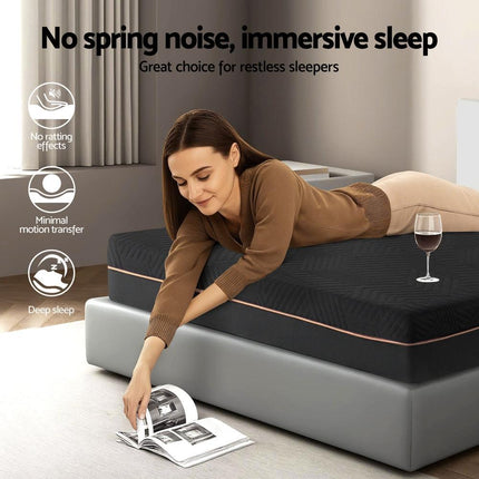 Giselle 18cm Memory Foam Mattress Green Tea Foam Cool Gel Foam Mattresses King Single.