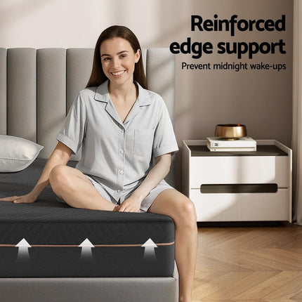 Giselle 18cm Memory Foam Mattress Green Tea Foam Cool Gel Foam Mattresses King Single.