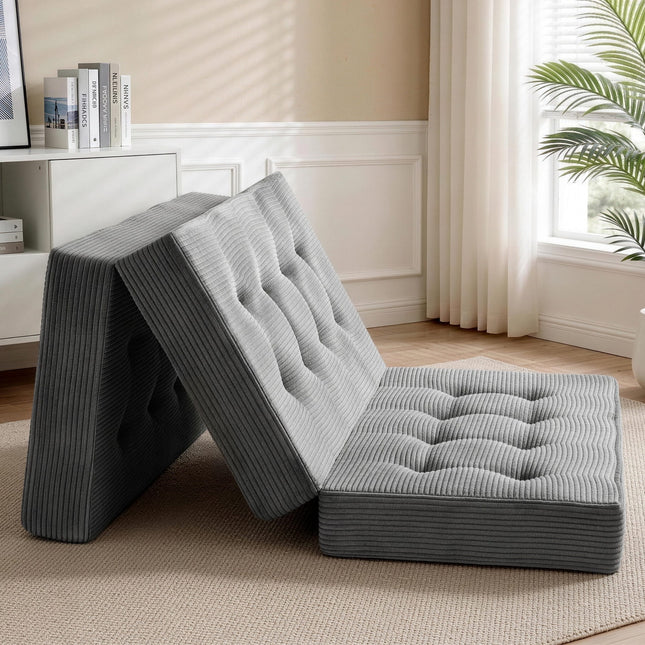 Giselle Double Folding Mattress 15cm Foldable Foam Portable Guest Sofa Bed Camping Mat.