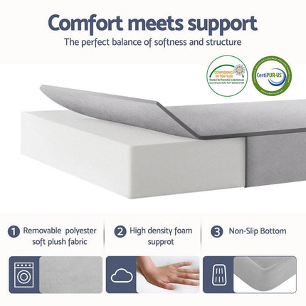 Giselle Foldable Mattress Folding Sofa Bed 4-fold Sleeping Camping Cushion Mat.