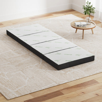 Giselle Bedding Foldable Mattress Folding Foam Sofa Bed Mat Bamboo.