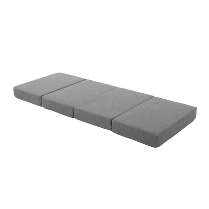 Giselle Bedding Foldable Mattress Folding Foam Single Grey.