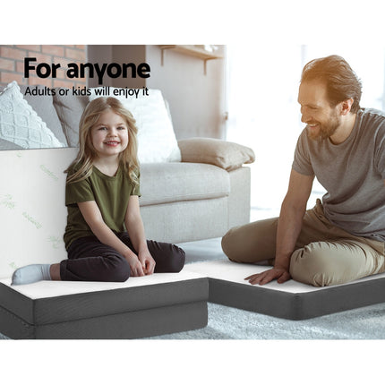 Giselle Bedding Foldable Mattress Folding Foam Single Bamboo.