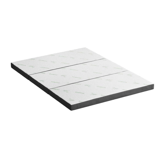 Giselle Foldable Mattress Folding Foam Mattresses Bamboo Queen.