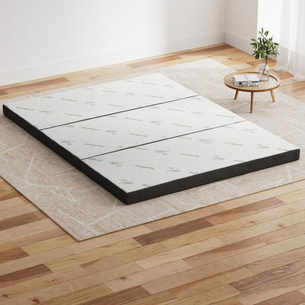 Giselle Foldable Mattress Folding Foam Mattresses Bamboo Queen.