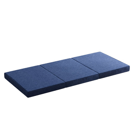 Giselle Bedding Foldable Mattress Folding Foam Single Blue.
