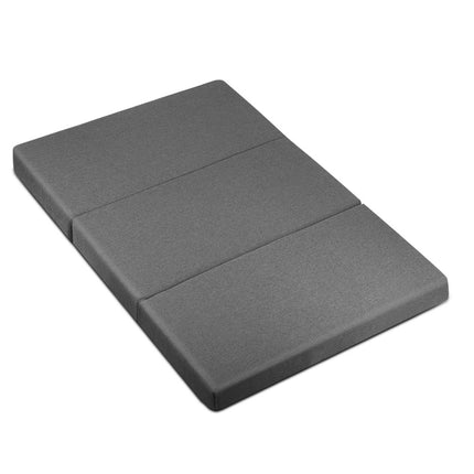 Giselle Bedding Foldable Mattress Folding Foam Double Grey.