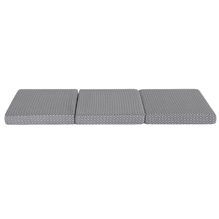 Giselle Foldable Mattress Folding Sofa Bed Trifold Memory Foam Camping Cushion Mat.