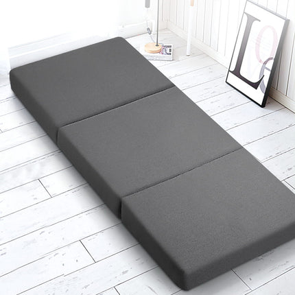 Giselle Bedding Foldable Mattress Folding Foam Bed Single Grey.