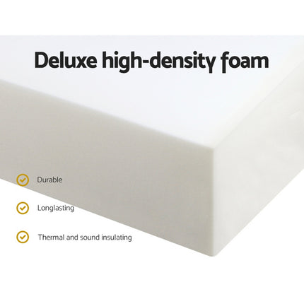 Giselle Bedding Foldable Mattress Folding Foam Queen Grey.