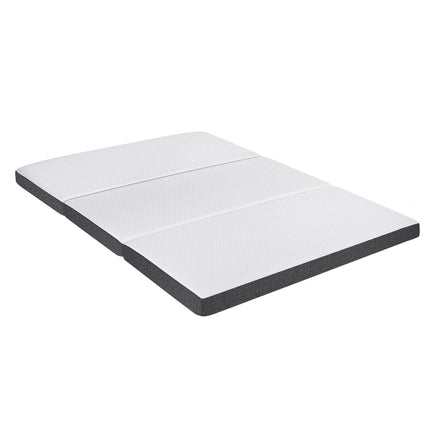 Giselle Bedding Foldable Mattress Folding Sofa Bed Tri-Fold Memory Foam Tencel Queen.