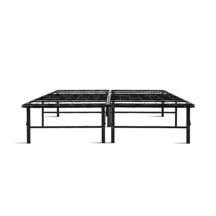Artiss Folding Bed Frame Metal Base - Queen.