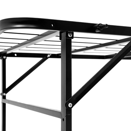 Artiss Folding Bed Frame Metal Base - Queen.