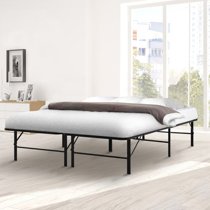 Artiss Folding Bed Frame Metal Base - Queen.