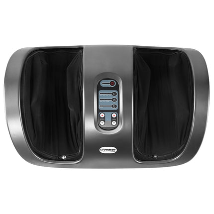 Livemor Foot Massager Shiatsu Massagers Electric Roller Kneading Leg Grey.