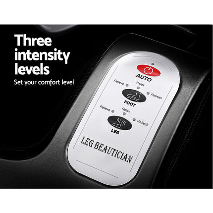 Livemor Foot Massager Shiatsu Massagers Electric Roller Calf Leg Kneading Black.